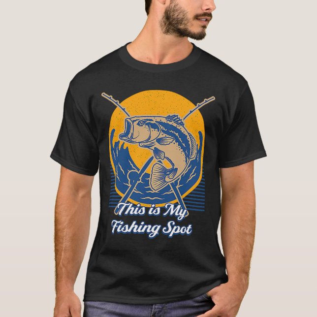 This is My Fishing Spot Hunting Boating Hunter Boa T-Shirt (Front)