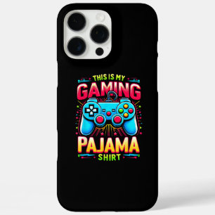 This is My Gaming Pajama Shirt Gamepad Video Game iPhone 16 Pro Max Case