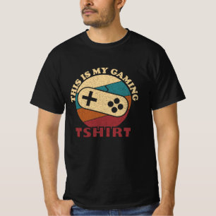 this is my gaming T-shirt funny gamer gift