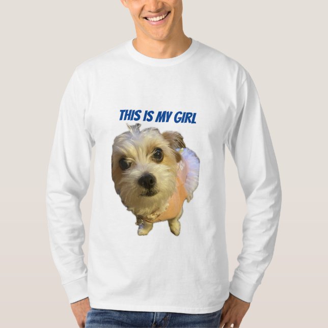 THIS IS MY GIRL-LONG SLEEVE BASIC T-Shirt (Front)