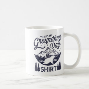This Is My Groundhog Day Woodchuck Lovers Men Retr Coffee Mug