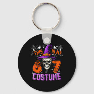 This Is My Halloween 67 Costume _1 Key Ring