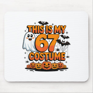 This Is My Halloween 67 Costume Funny Brainrot Mem Mouse Pad