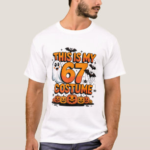 This Is My Halloween 67 Costume Funny Brainrot Mem T-Shirt