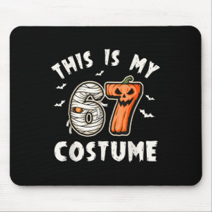 This Is My Halloween 67 Costume Number 6 7 Meme Mouse Pad