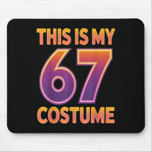 This Is My Halloween 67 Costume Number 6 7 Meme Sa Mouse Pad