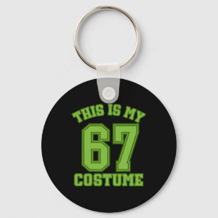 This Is My Halloween 67 Costume Sports Hummor Gen Key Ring