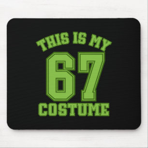 This Is My Halloween 67 Costume Sports Hummor Gen Mouse Pad