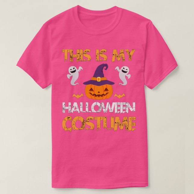 This Is My Halloween Costume 1 T-Shirt (Design Front)
