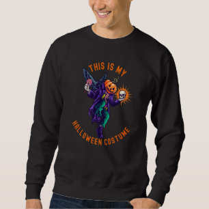 This Is My Halloween Costume Dancing Jack O Lanter Sweatshirt