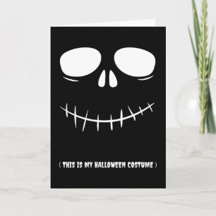 This Is My Halloween Costume Funny Halloween Kids Card