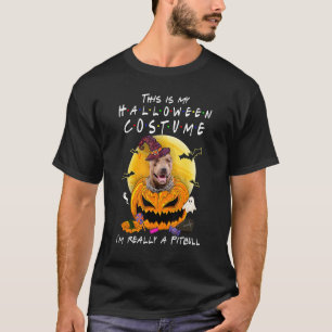 This Is My Halloween Costume I'm Really A Pitbull T-Shirt