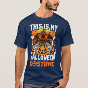 This Is My Halloween Costume Pumpkin Scary Hallowe T-Shirt