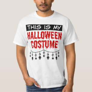 This is My Halloween Costume Skulls Stars T-Shirt