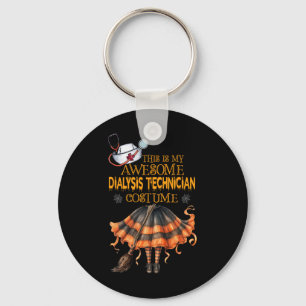 This Is My Halloween Dialysis Technician Costume D Key Ring