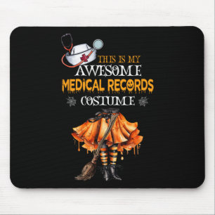 This Is My Halloween Medical Records Costume Medic Mouse Pad