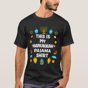 This Is My Hanukkah Pajama Shirt Chanukah Jewish M