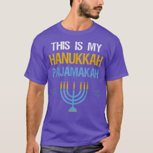 This Is My Hanukkah Pajamakah Chanukah Pajama T-Sh T-Shirt