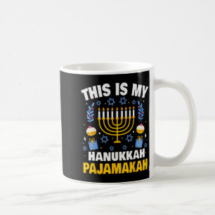 This Is My Hanukkah Pajamakah For Jewish Christmas Coffee Mug
