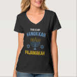 This is my hanukkah pajamakah for jewish christmas T-Shirt<br><div class="desc">This is my hanukkah pajamakah for jewish christmas pajama</div>