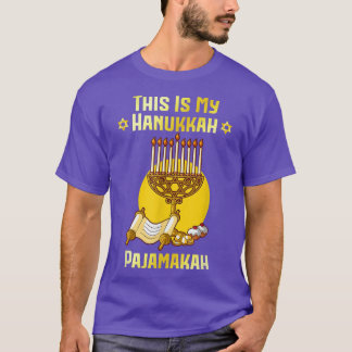 This Is My Hanukkah Pajamakah Funny Hanukkah Pajam T-Shirt
