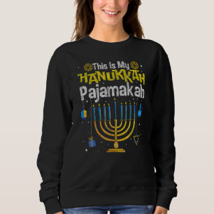 This Is My Hanukkah Pajamakah Shirt Funny Xmas Fam