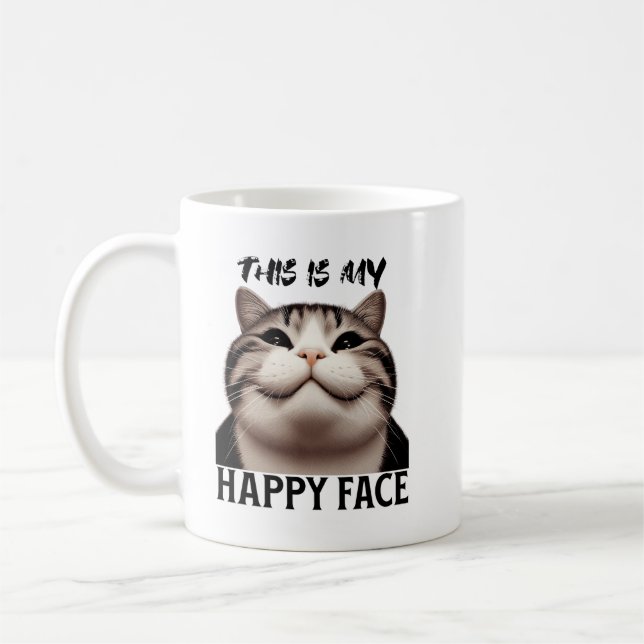 This is my Happy Face Coffee Mug (Left)