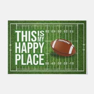 This Is My Happy Place, America Football  Doormat