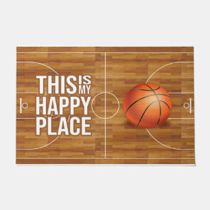 This Is My Happy Place, Basketball Quotes Doormat