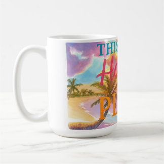This is my happy place - Tropical Beach Coffee Mug