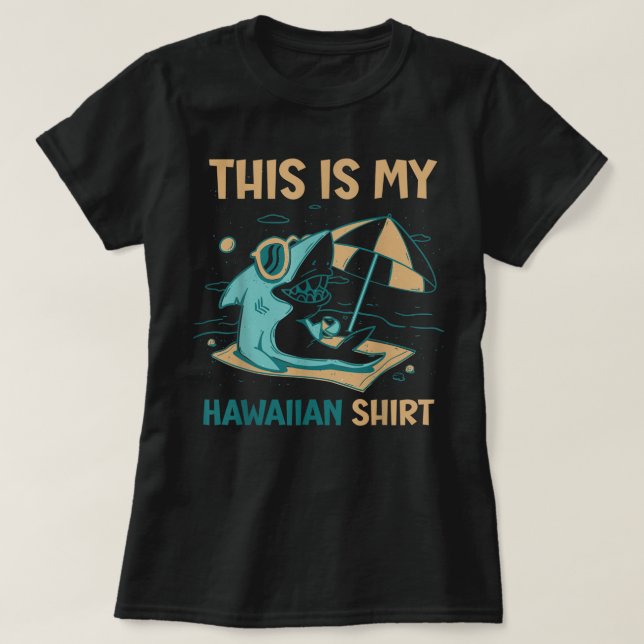 This is my Hawaiian shirt Shark Family Holiday  (Design Front)