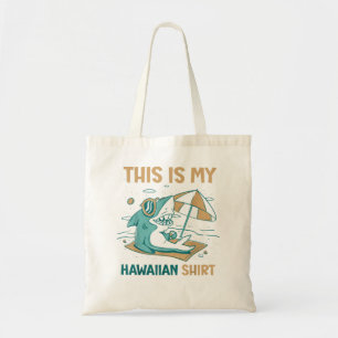 This is my Hawaiian shirt Shark Family Holiday  Tote Bag