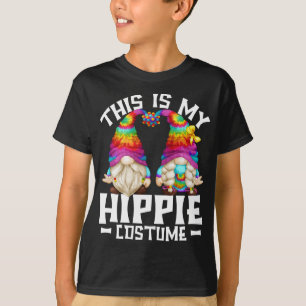 This Is My Hippie Costume Funny Halloween 70s Gnom T-Shirt