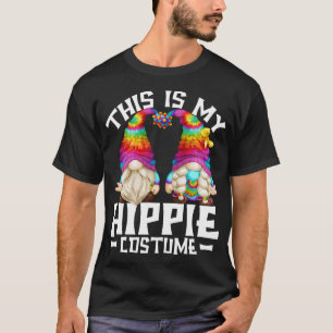 This Is My Hippie Costume Funny Halloween 70s Gnom T-Shirt