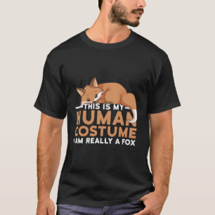 This Is My Hu I'M Really A Fox Halloween T-Shirt