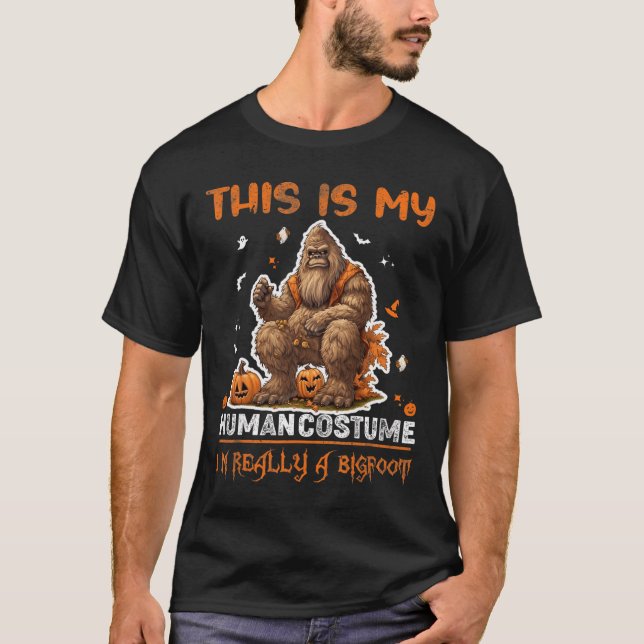 This is my human costume Funny Halloween Costume M T-Shirt (Front)