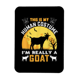 This Is My Human Costume Goat Gift Magnet