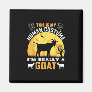 This Is My Human Costume Goat Gift Magnet