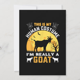 This Is My Human Costume Goat Gift Save The Date