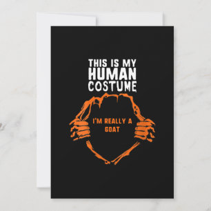 This Is My Human Costume Goat Gift Save The Date