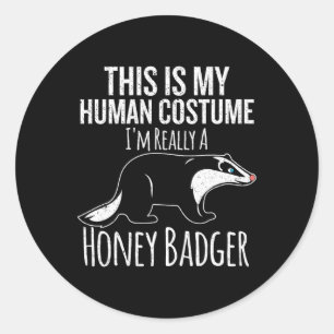This Is My Human Costume Halloween Costume Classic Round Sticker