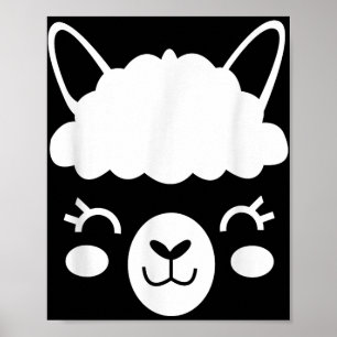 This Is My Human Costume I’m Really A Llama Alpaca Poster