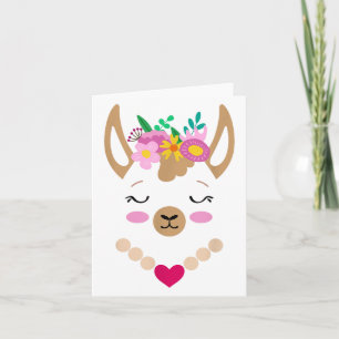 This Is My Human Costume I’m Really A Llama Valent Card