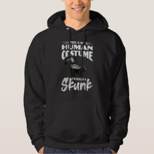 This is my Human Costume i`m really a Skunk Lovers Hoodie
