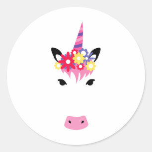 This Is My Human Costume I’m Really A Unicorn Classic Round Sticker