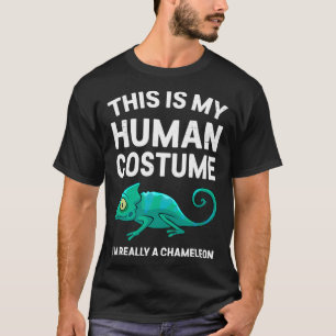 This Is My Human Costume Im A Chameleon T-Shirt