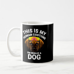 This Is My Human Costume Im A Dog Funny Halloween Coffee Mug