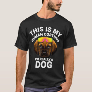 This Is My Human Costume Im A Dog Funny Halloween T-Shirt
