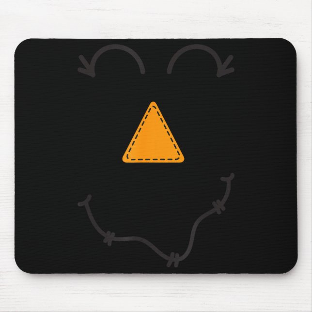 This Is My Human Costume Im A Ecrow Funny Smile Mouse Pad (Front)