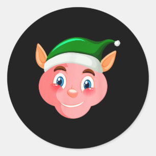 This Is My Human Costume Im An Elf Halloween Classic Round Sticker